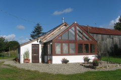 The conservatory and patio