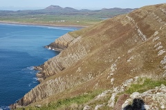 Hell's Mouth and cliffs near Cilan