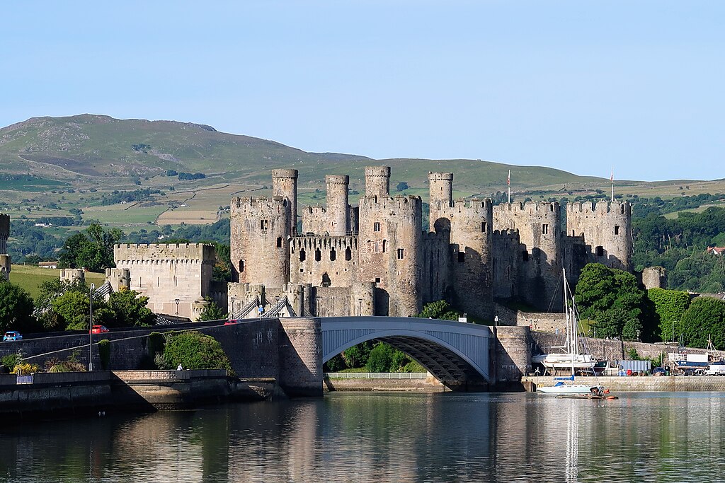 Conwy Castle, from the water. Andrew Woodvine